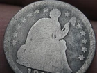 1845 P Seated Liberty Half Dime- Philadelphia, About Good Details