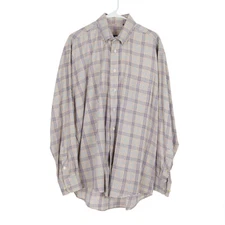 Burberry London Houndstooth Men's Button Down Size Large