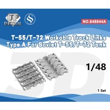SSMODEL SS848844A 1/48 Model Workable Track Links Type A Soviet T-55/T-72 Tank