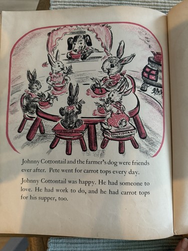 Vintage 1946 Margaret Friskey Johnny Cottontail 1st Edition HC Antique Book - Picture 18 of 21