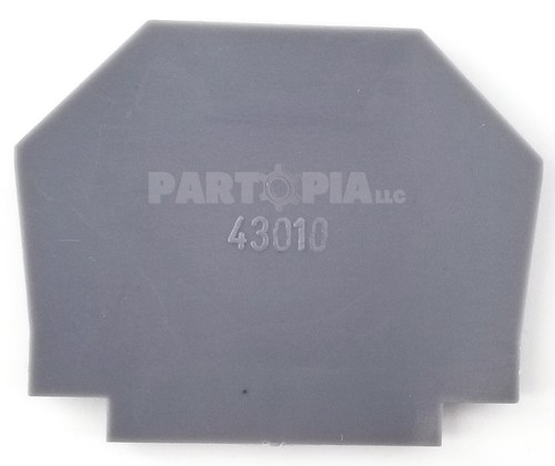 MORSETTITALIA 43010 Terminal End Marker, Grey