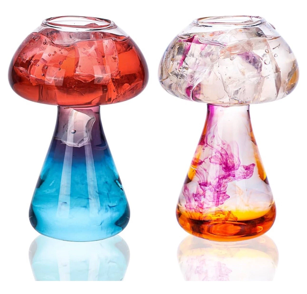 Cocktail glass Glass wine Design glass cup Mushroom Fashion Novelty Drink Cup