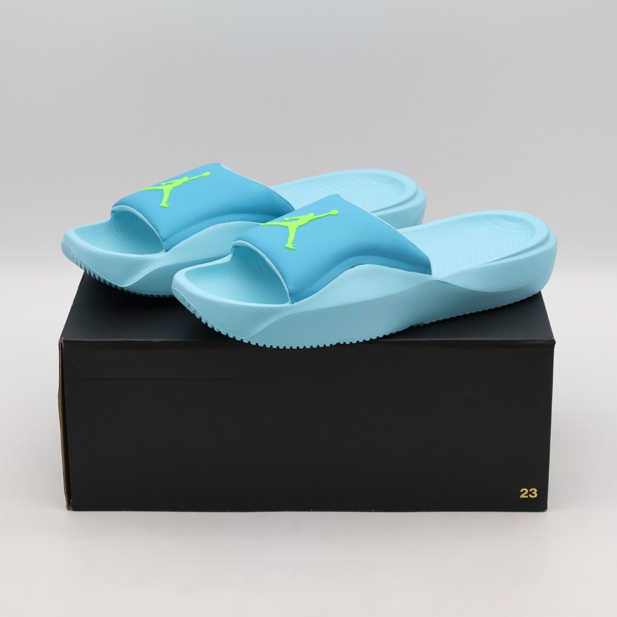 HF3263-400 Nike Jordan Franchise Slides Chlorine Blue Copa