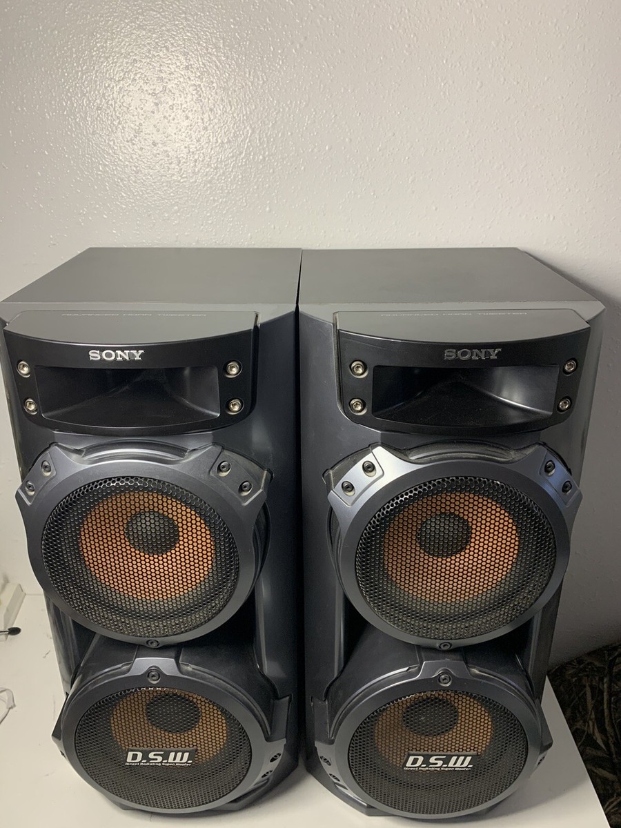 Sony SS-ZX66i LBT-ZX66i HCD-ZX66i Speaker System Pair Only