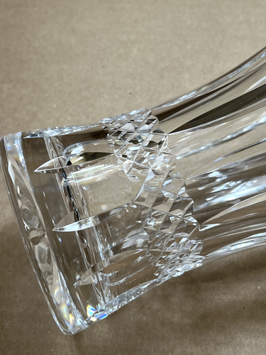 Waterford Crystal Wheatstack Vase 6", Signed, see Photos, Gorgeous! Ships Fast, - Picture 9 of 12