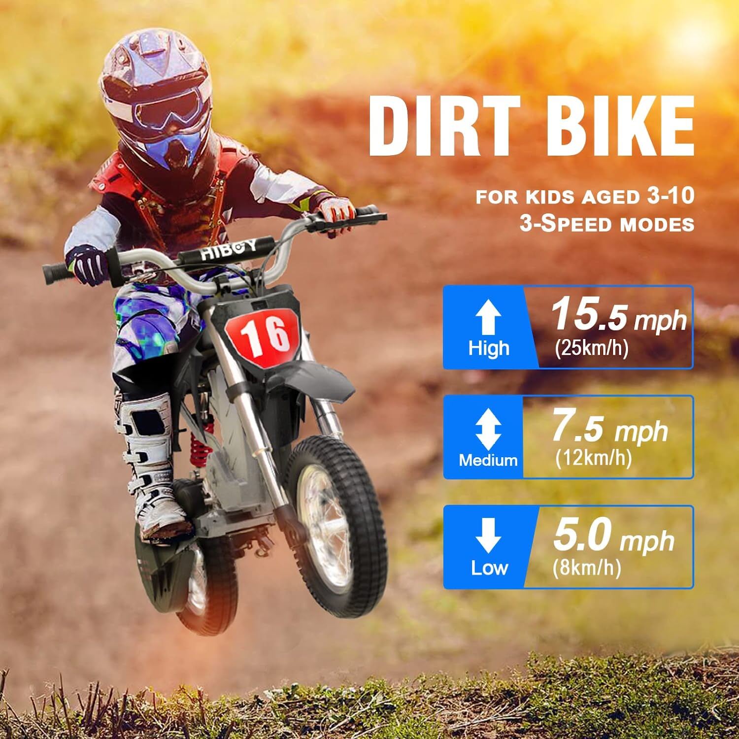 Comprar Hiboy DK1 36V Electric Dirt Bike Kids 300W Elec... en USA desde Chile TiendaMia
