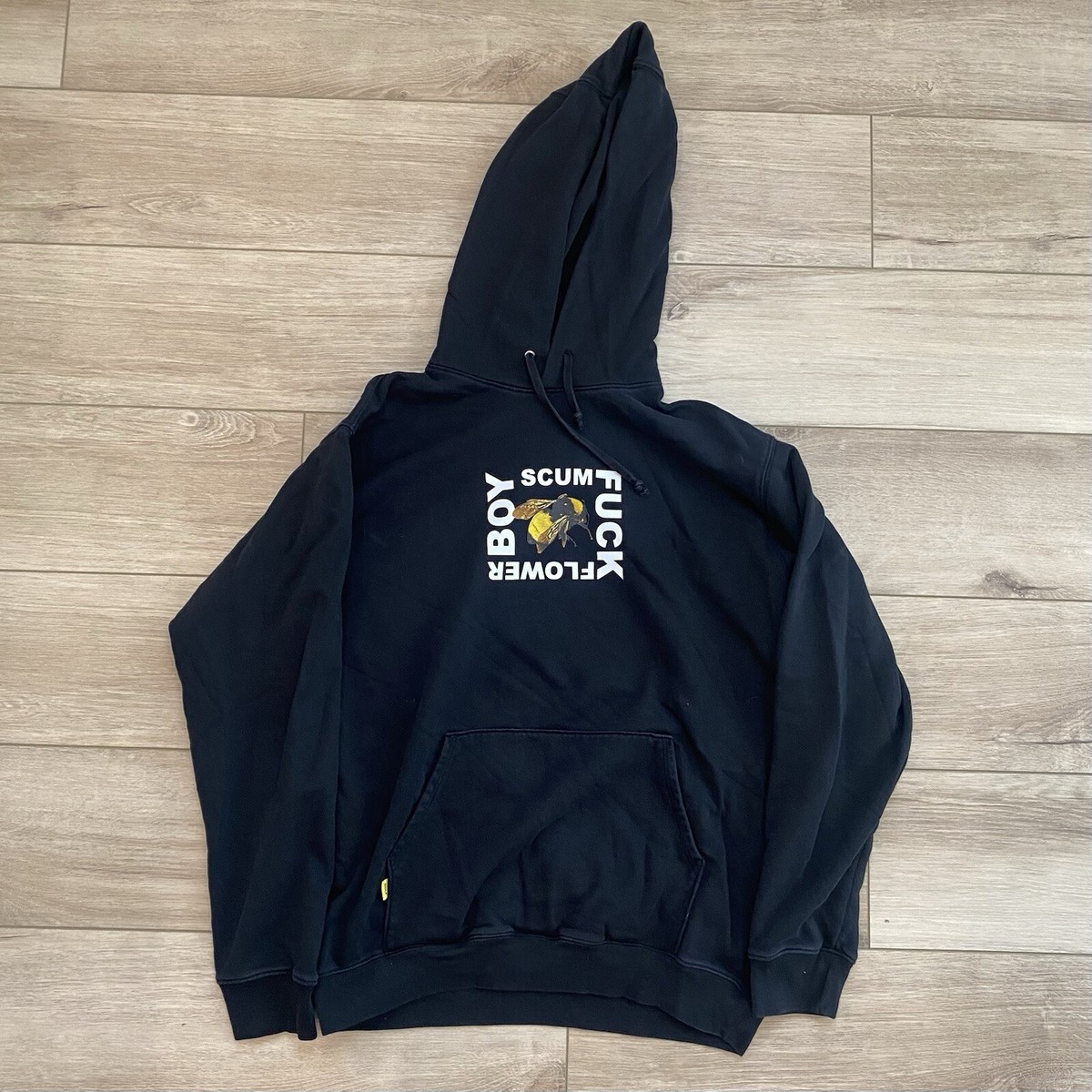 Golf Wang Flower Boy Scum Bee Black Hoodie Adult Size Large Tyler