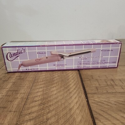 Vintage Candie's Curling Iron Lavender Purple 1980 s Rare New In Box CI-06-15