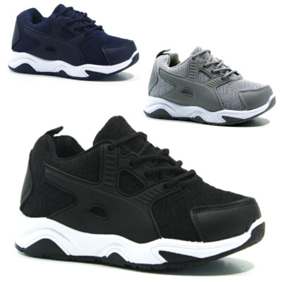 JUNGEN MÄDCHEN SÄUGLINGE LAUFTRAINER STOSSDÄMPFENDE FREIZEIT SCHULE SPORTSCHUHE