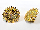 Designer Joan Rivers Clip-On  Earrings Gold Tone Faux Gemstone — photo 4