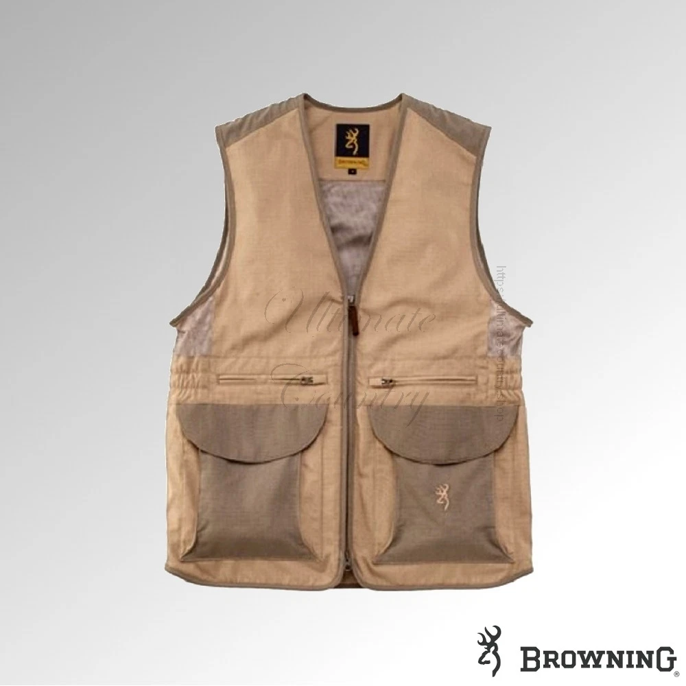Browning Vest Savannah Ripstop Hunting Vest Khaki (30591632xx