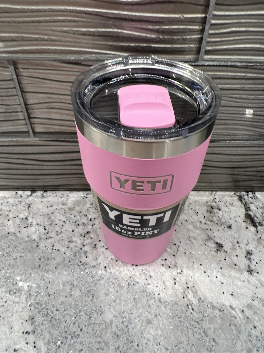 YETI Rambler 16 oz STACKABLE PINT w/ Matching MAGSLIDER lid Power