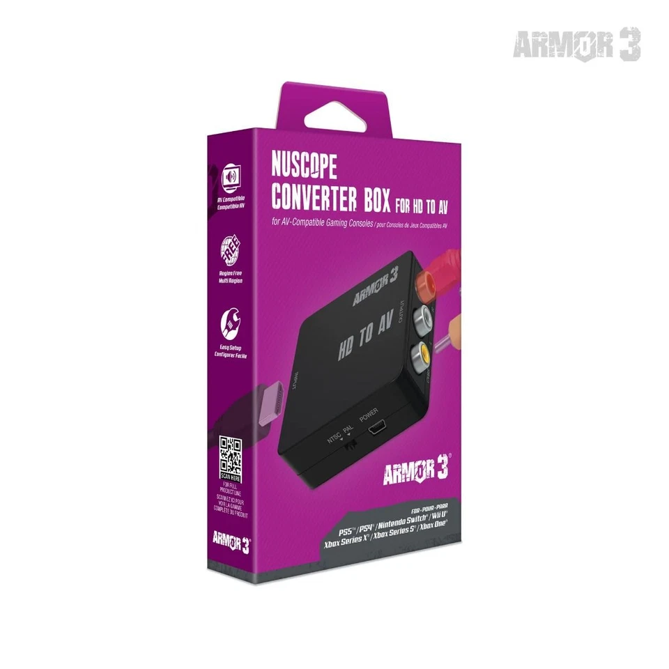 NuScope Converter Box (HD To AV)🍯XBOX / PlayStation / Switch HDTV Cable Adapter - Image 4 of 4