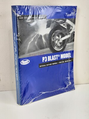 Genuine OEM BUELL 2004 MODEL P3 BLAST NEW DEALER SERVICE MANUAL 99492-04Y