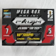 2026 Panini Prizm FIFA World Cup Trading Cards Red Mega Box TARGET EXCLUSIVE