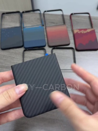 Real Carbon Fiber Case For Xiaomi Mix Flip 2 Aramid MagSafe Magnetic Armor Cover - Video 1 of 1