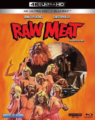 Raw Meat (aka Death Line) [New 4K UHD Blu-ray] With Blu-Ray, 4K Mastering, Dol