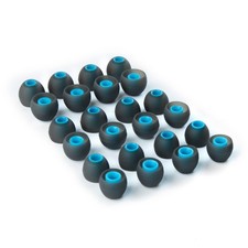 24 PCS Blue L Silicone Eartips IEM Tips Fits 4.005.50mm Nozzle Diameter Audio