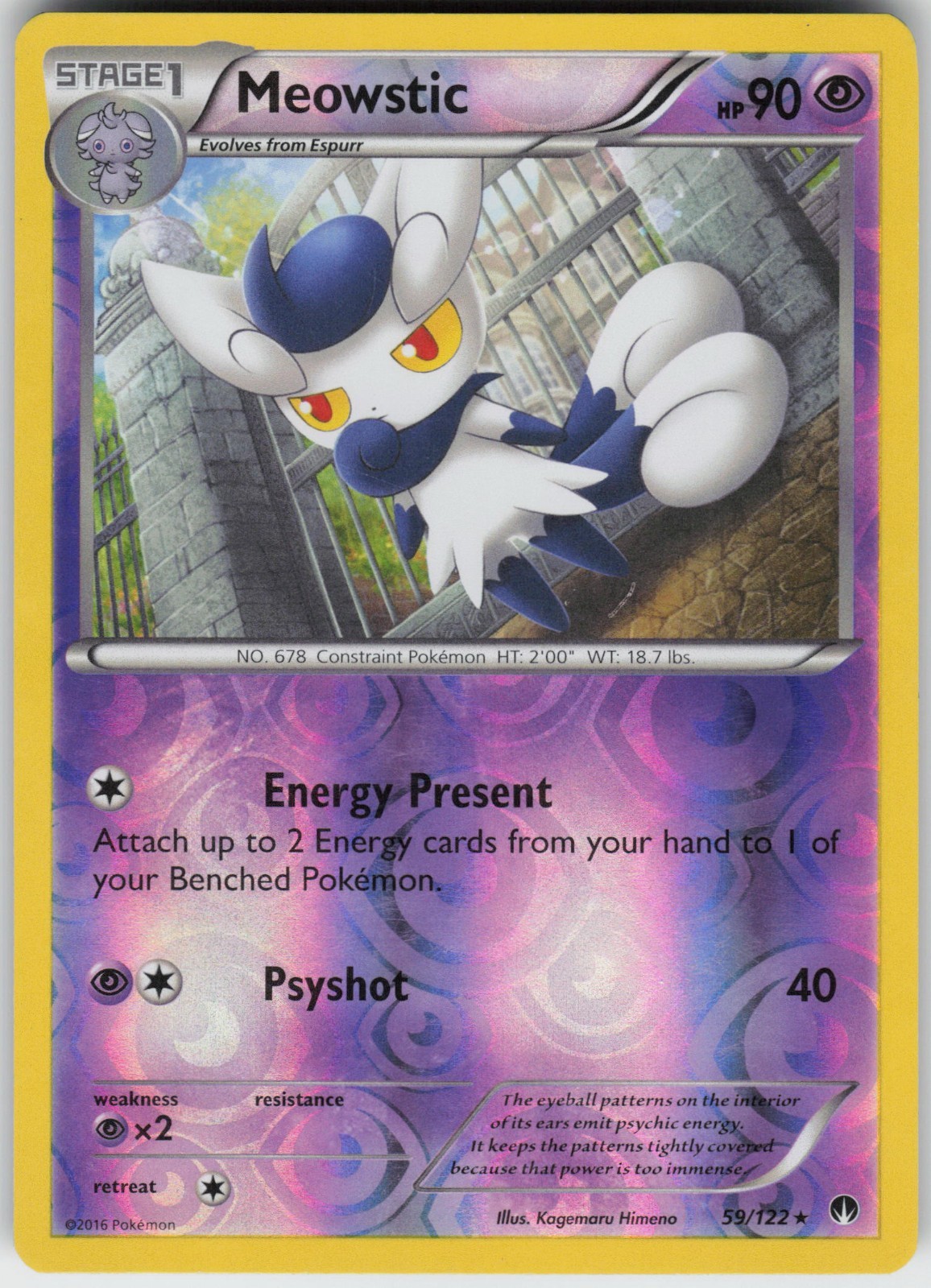 Meowstic 59/122 Breakpoint Reverse Holo