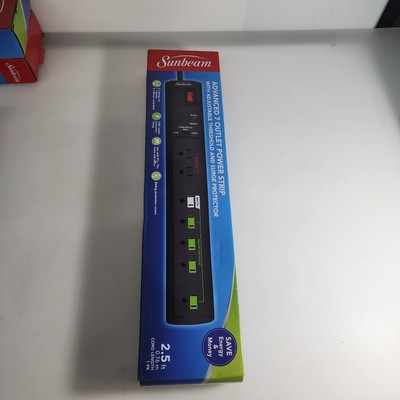 Sunbeam Advanced Outlet Power Strip w/ Surge Protectors - Lot of (4)