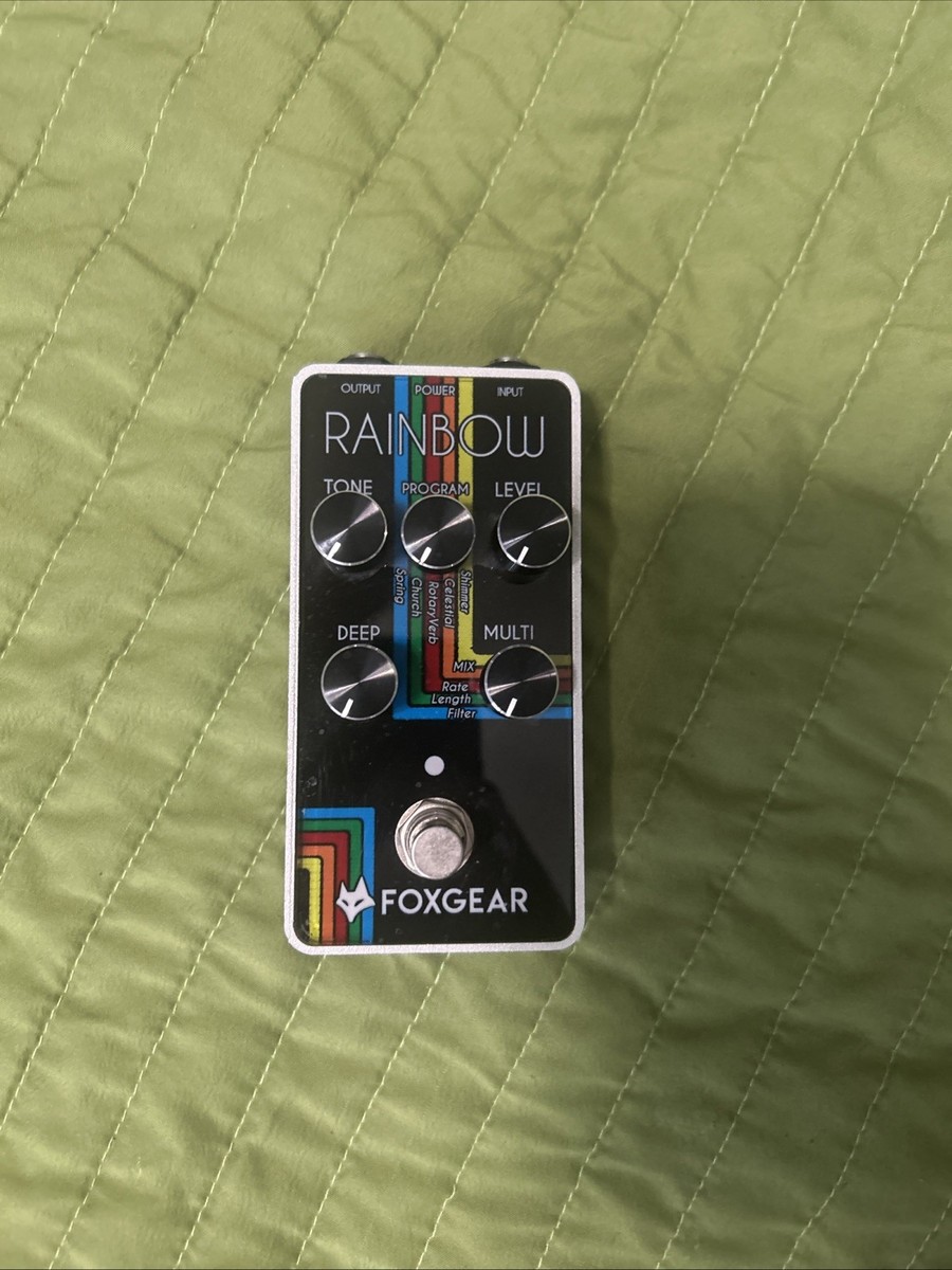FOXGEAR RAINBOW ギターエフェクター Foxgear Rainbow Reverb Pedal - Reverb Pedals | McNeela Music