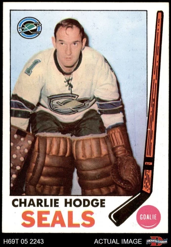 1969 Topps #77 Charlie Hodge Golden Seals 7.5 - NM+