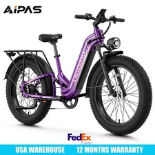 26" Fat Tire Electric Bike 1800W 36mph 48V 17.5Ah Mountain Ebike Adults 36MPH