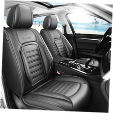 Fit Sorento Premium Leather Car Seat Covers Full Set Seat Covers Black-01
