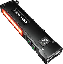 Flat EDC Flashlight Rechargeable 1800 Lumens - Pocket Flashlight with 365Nm UV L