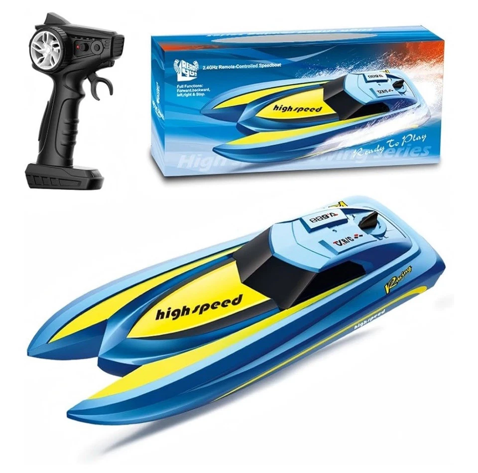 New! Unopened Box! RC Hydro Boat – 2.4GHz High-Speed Dual Motor Speedboat Model - Image 3 of 4