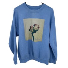Ben Platt Music Store Rose Adult Medium Baby Blue Sweatshirt