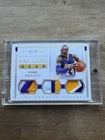 2015-16 Panini National Treasures Kobe Bryant Game Gear Triple Patch /25 3-Color