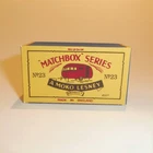 Matchbox Lesney 23c Bluebird Dauphine Caravan B Style Repro Box