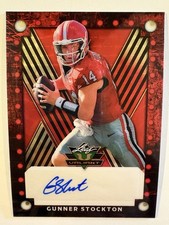 GUNNER STOCKTON 2025 Leaf Eclectic Signature Series Valiant Gold  Vinyl AUTO 1/1