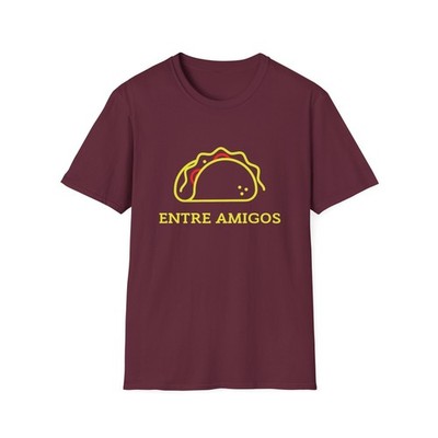 Entre Amigos Taco T-Shirt | Taco Graphic Tee Tacos Shirt