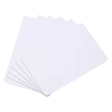 30Mil Graphic Quality White Blank PVC Card for ID Badge Printer, 40pcs