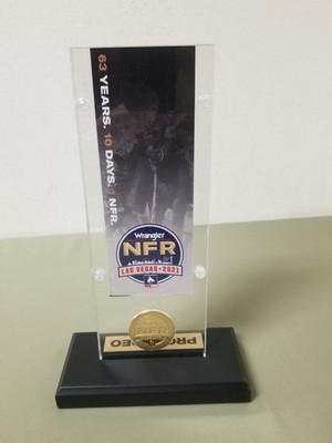 New Wrangler NFR Pro Rodeo Las Vegas 2021 Limited Edition Solid bronze Coin.