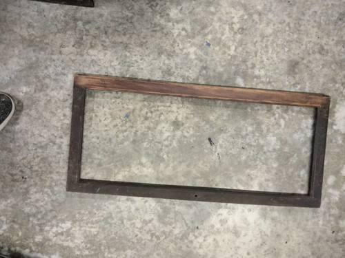 Antique Globe Wernicke Oak Barrister Door Bookcase Salvaged - 32.5 x 14 5/8