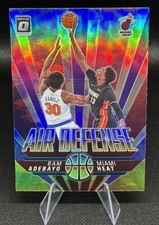 2021-22 Panini Donruss Optic - Air Defense Bam Adebayo #4 Purple Prizm