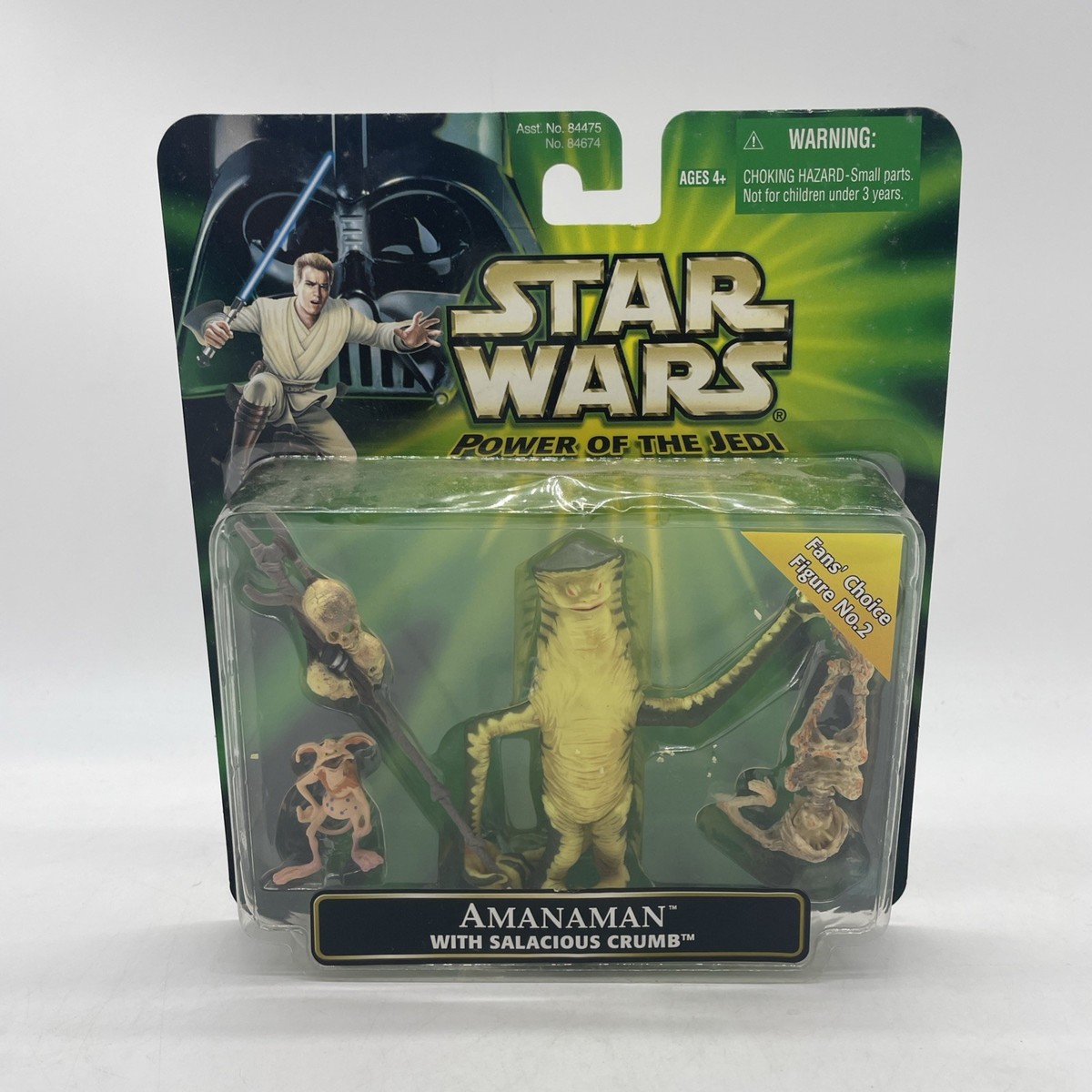 Star Wars Power of the Jedi Deluxe Figures Amanaman with Salacious