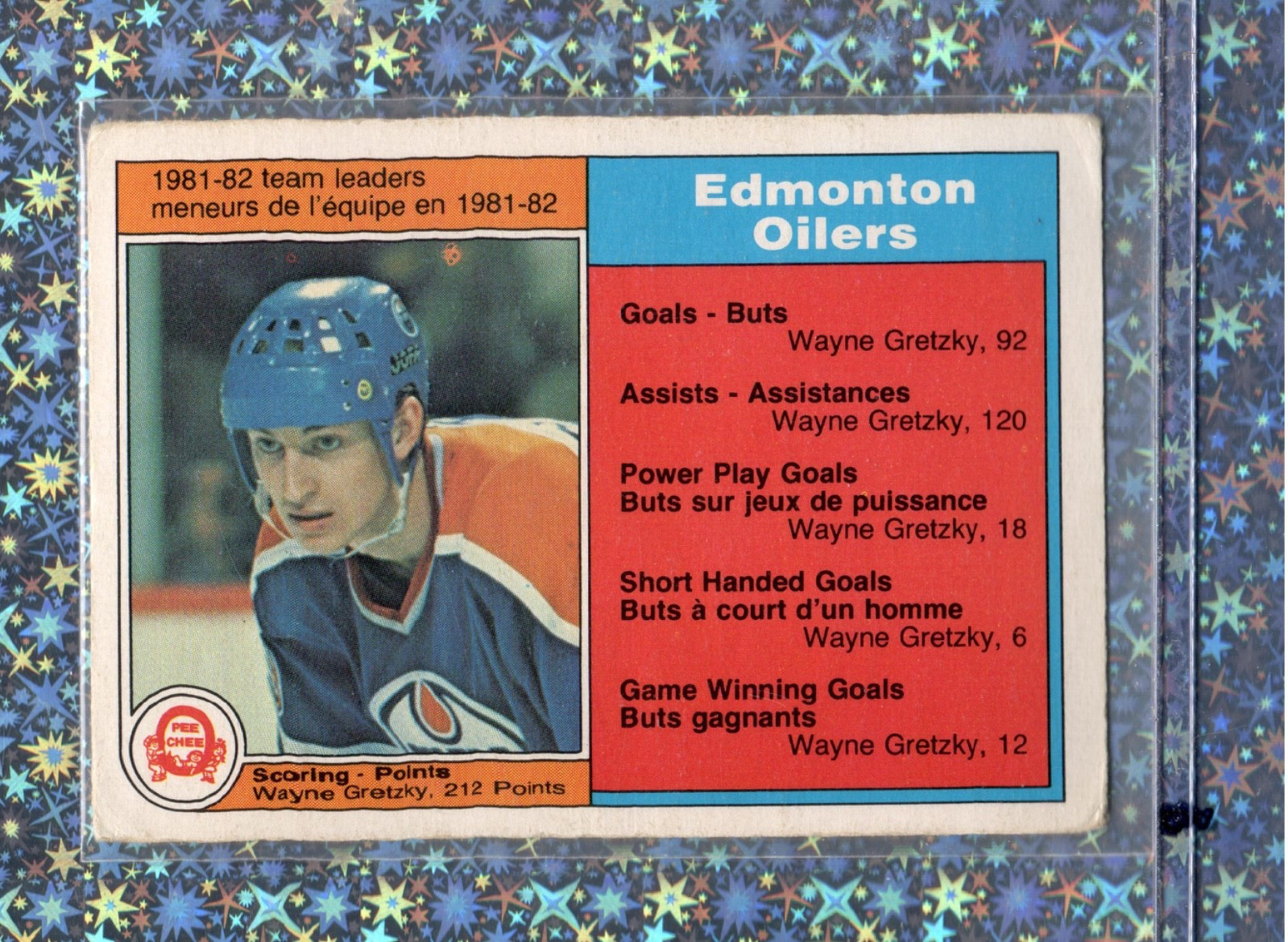 🚨1982-83 O-Pee-Chee OPC #99 Wayne Gretzky Team Leaders Edmonton Oilers🏒