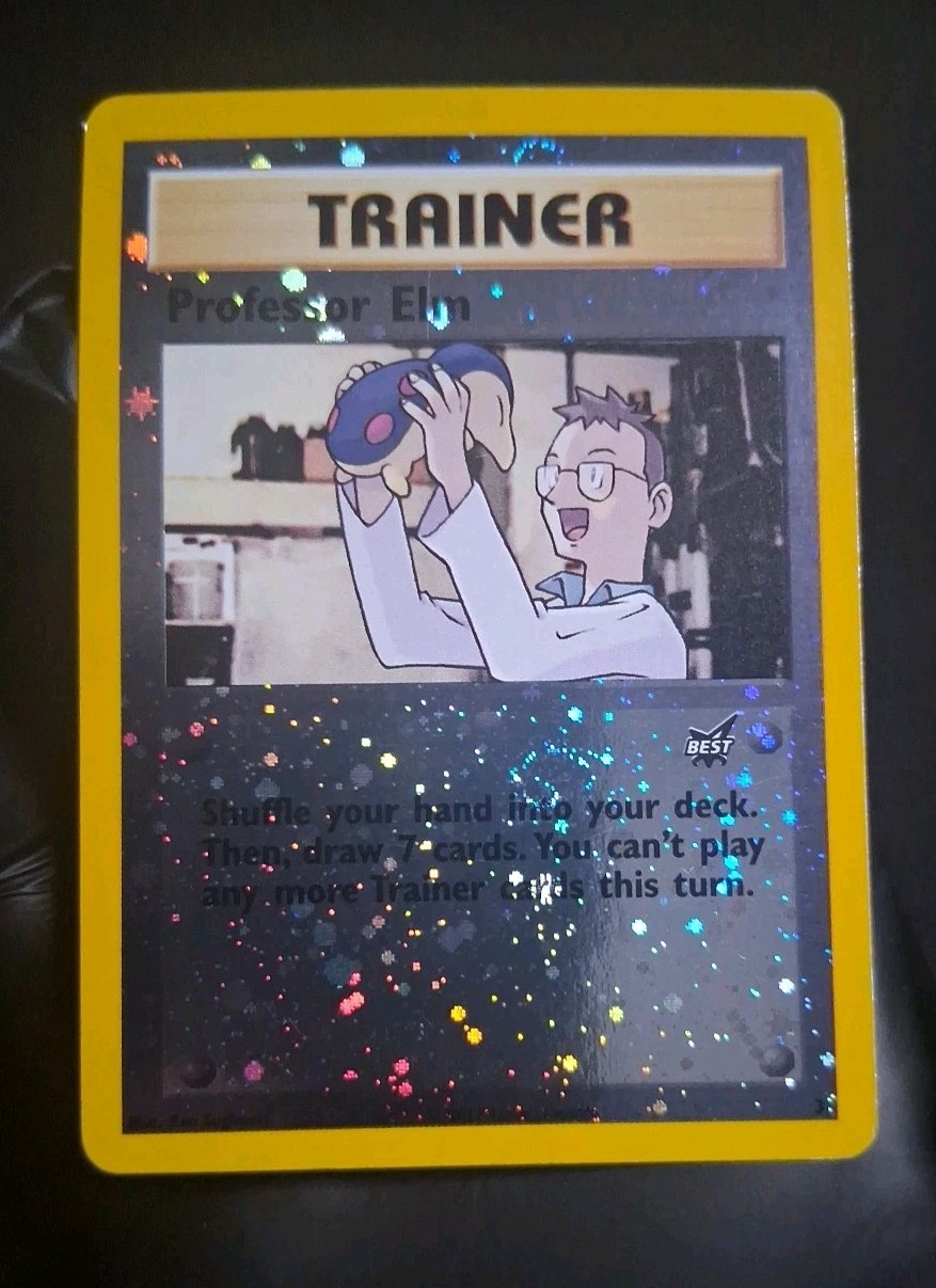 Professor Elm Best of Game #3 NM Reverse Holo Pokémon Promo 2002 WotC