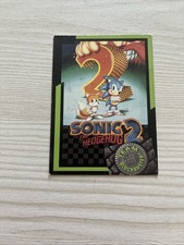 Vintage Sonic the Hedgehog 2 Team Blockbuster Video Trading Card