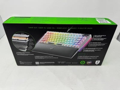 New Sealed Razer Blackwidow V4 75% RGB Mechanical Gaming Keyboard