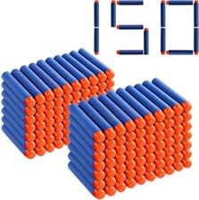 150PCS Mega Darts Foam Bullet Refill Pack Compatible w Nerf N-Strike Elite Serie