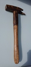 Antiker Zimmermann's Hammer mit Schmiedemarke und Verst&auml;rkungs Dille