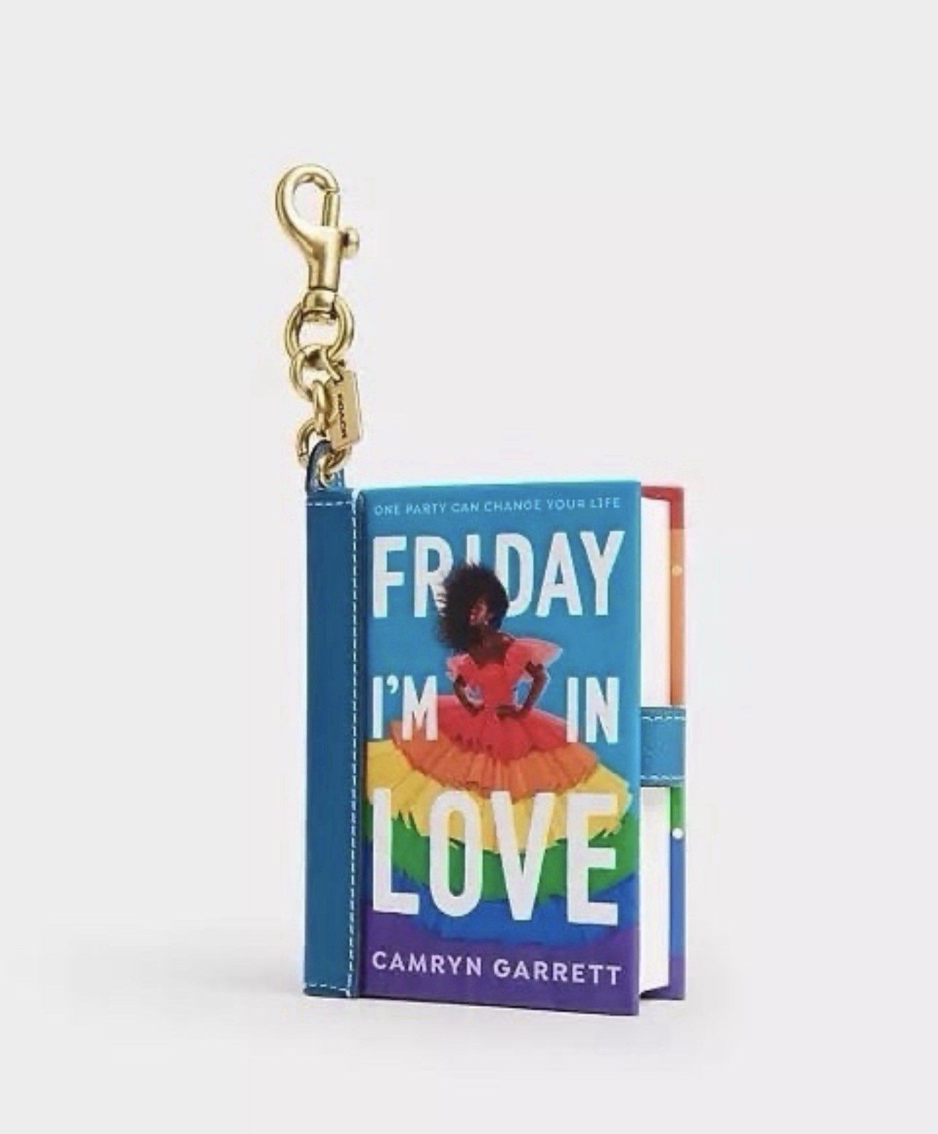 Coach 'I’m In Love' Book Bag Charm