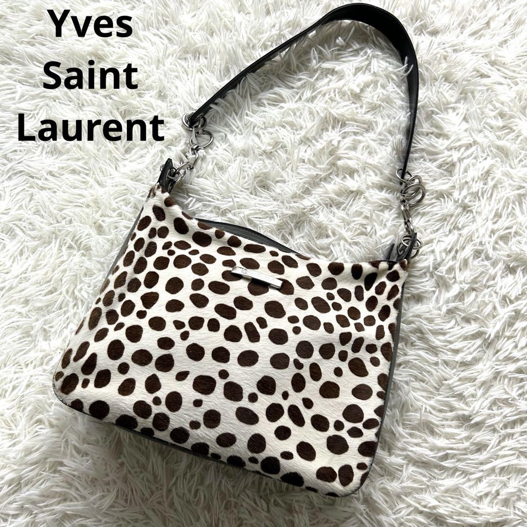 Borsa a tracolla Yves Saint Laurent Harako in pelle con catena