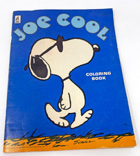 Joe Cool Snoopy Coloring Book Vintage 1958 Pe...