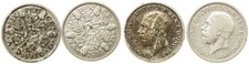 Great Britain - 6 Pence 1932, 1933 - George V, Silver